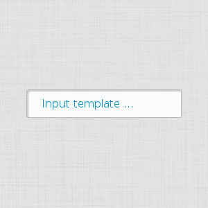 Input basic template with CSS3 transitions and box shadow