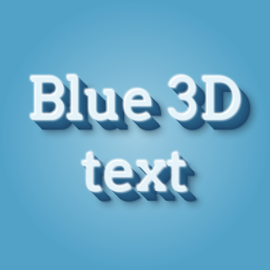 3D text effect with deep shadow on CSS3