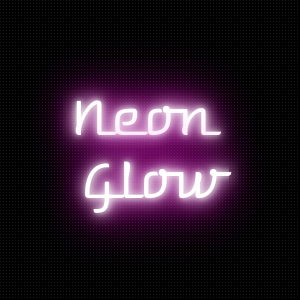 Neon glow text effect with pure CSS3