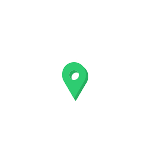 Flat design location pin made with CSS3