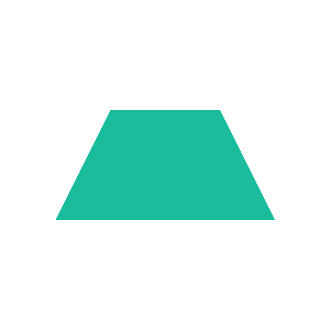 Trapezoid shape made with CSS3