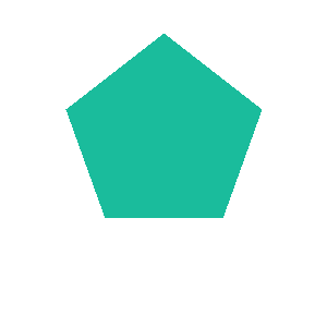Pentagon shape made with CSS3