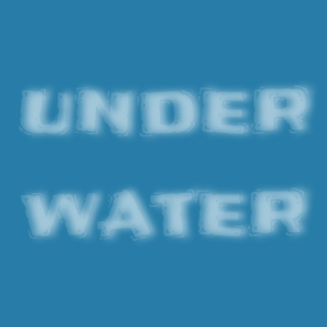 Under water text effect with CSS3 text shadow