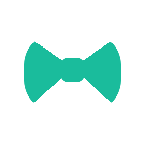 Bow tie shape made with pure CSS3